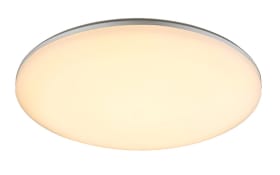 LED-Deckenleuchte Dori in opal weiß, rund