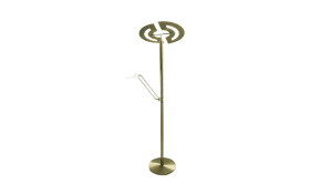 LED-Standleuchte Milly CCT in messing matt, 182 cm