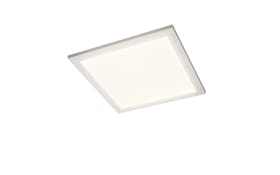 LED-Deckenleuchte Sina in weiß/aluminium, 30 x 30 cm