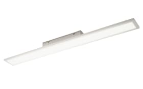 LED-Deckenleuchte Sina in weiß/aluminium, 100 x 10 cm