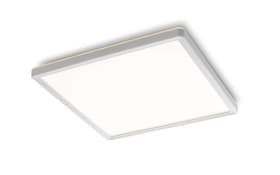 LED-Deckenleuchte Plain, weiß/silber, 29 cm