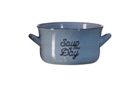 Suppenschale mit Griff Tasty in blau