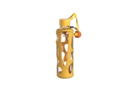 Trinkflasche Bambini Löwe aus Glas, 500 ml