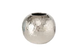 Vase Saviour aus Aluminium in silber, 17 cm