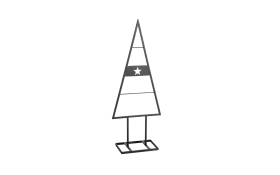 Dekofigur Weihnachtsbaum, schwarz, 101 cm