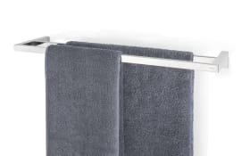 Doppel-Handtuchstange Menoto in edelstahl poliert, 64 x 5 x 15 cm