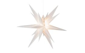 LED Stern in weiß, 30 cm