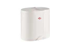 Tretabfalleimer in weiß, 30 l