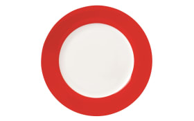 Teller flach Vario in rot, 26,5 cm