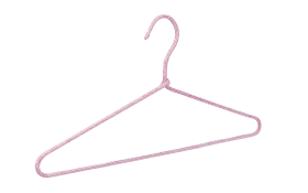 Garderobenbügel Turin in rosa