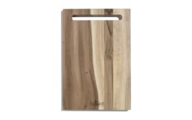 Holz-Schneidebrett in braun, 48 x 3 x 32.5 cm