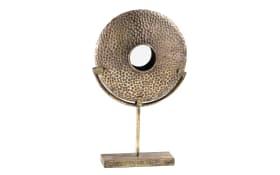 Deko Objekt klein aus Eisen in antik gold, 44 cm
