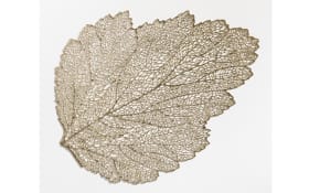 Platzmatte Blatt in gold, 36 x 47 cm