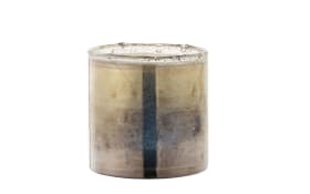Windlicht mehrfarbig aus Glas