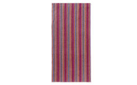 Handtuch, pink gestreift, ca. 50 cm x 100 cm