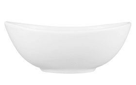 Bowl Modern Life in weiß/oval, 12 cm