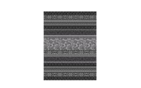  Wohndecke Basic soft, Ornament anthrazit, 150 x 200 cm