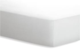 Spannbetttuch  JERSEY-ELASTHAN in weiß, 180 x 200 cm 