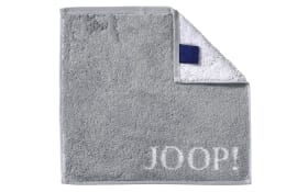 Seifenlappen Classic Doubleface in silber, 30 x 30 cm