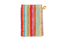 Waschhandschuh Lifestyle Streifen in multicolor hell, 16 x 22 cm