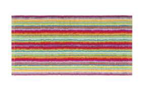 Saunatuch Lifestyle Streifen in multicolor hell, 70 x 180 cm