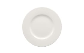 Frühstücksteller Noblesse aus Porzellan in weiß, 22 cm
