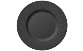 Speiseteller Manufakture Rock in schwarz, 27 cm