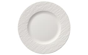 Frühstücksteller Manufacture Rock Blanc in weiß, 22 cm