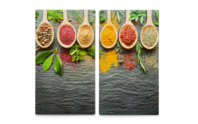 Herdabdeck-/Schneideplatten Spices 2er-Set, 30 x 52 cm