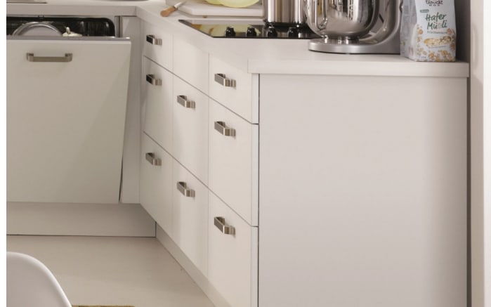 Einbauküche Sontra, weiß softmatt, inklusive Elektrogeräte-03