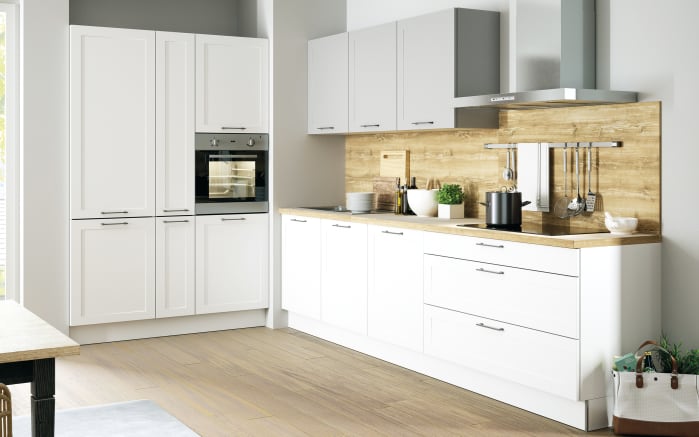 Einbaukuche Lotus In Weiss Aeg Geschirrspuler Online Bei Hardeck Kaufen