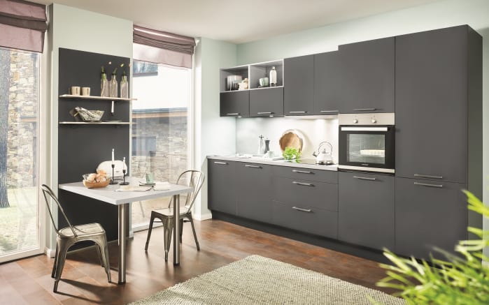 Einbaukuche Laser Soft Max In Graphit H Tech Geschirrspuler Online Bei Hardeck Kaufen