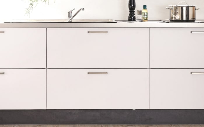 Einbauküche Uno/Comet, polarweiß, inklusive Siemens Elektrogeräte-03