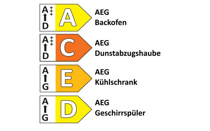 Einbauküche Uno, perlgrau matt, inkl. AEG Elektrogeräte-06