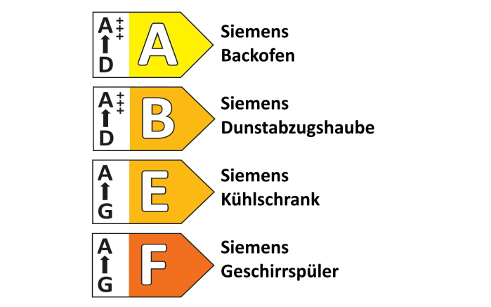 Einbauküche Uno, satin, inklusive Siemens Elektrogeräte-05