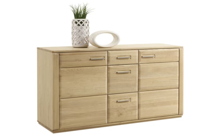 Sideboard Sena in Eiche bianco geölt massiv online bei ...