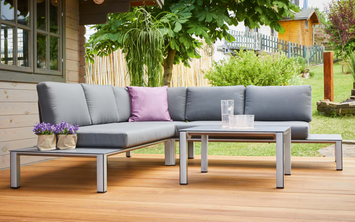 Garten Sofa Set Kedline In Silber Grau Online Bei Hardeck Kaufen