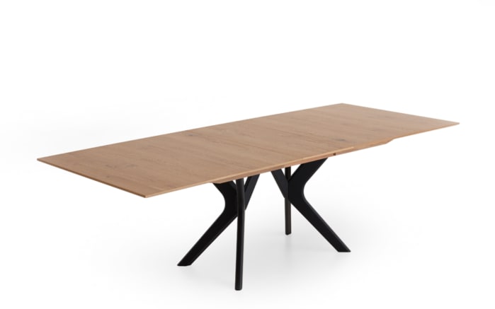 Esstisch Tugor, Asteiche bianco furniert, inkl. ausziehbarer Tischplatte-03