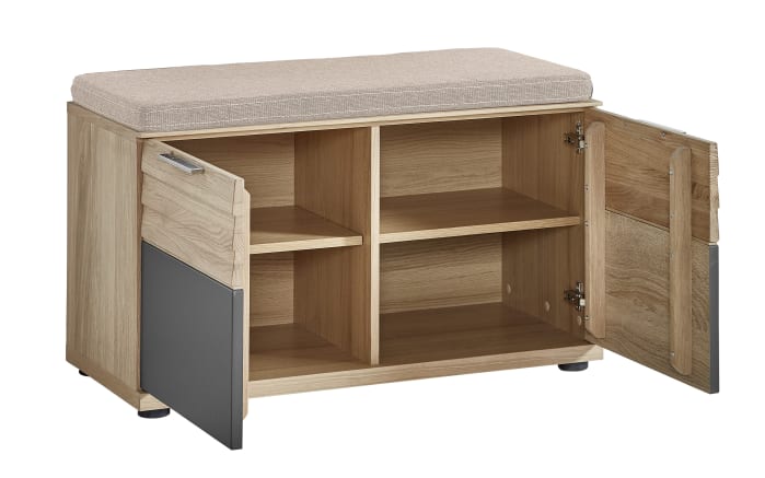 Dielengarderobe Achat, Wildeiche bianco-06