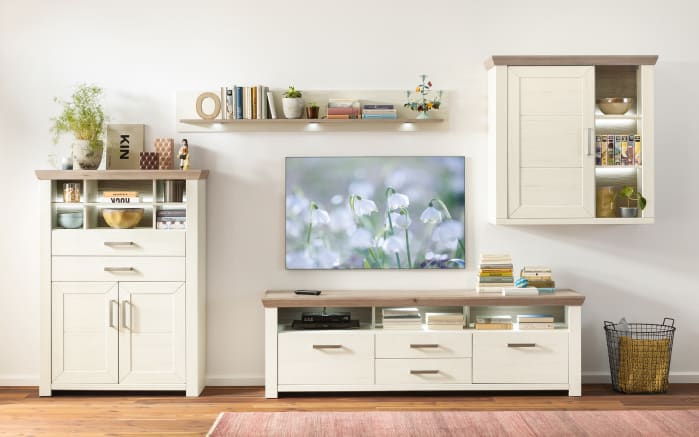 Wohnwand York In Pino Aurelio Optik Eiche Nelson Optik2 Online Bei