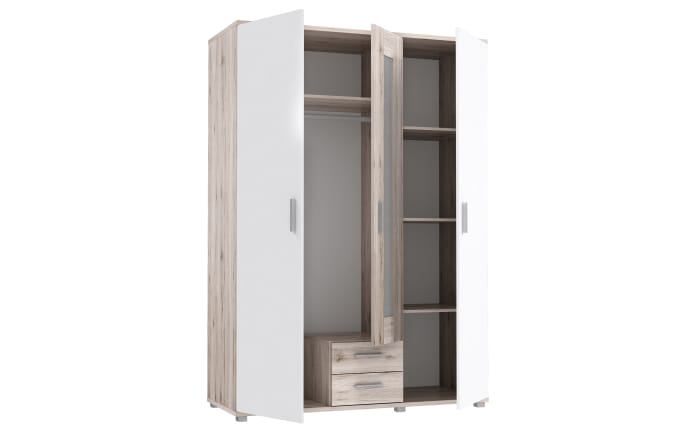 Kleiderschrank Beach in Sandeiche-Optik/weiß online bei ...