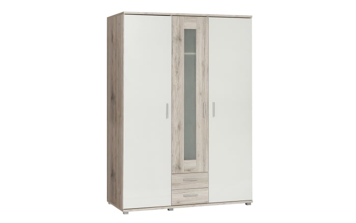 Kleiderschrank Beach In Sandeiche Optik Weiss Online Bei Hardeck Kaufen
