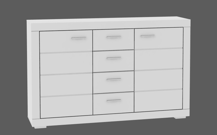 Sideboard Snow in weiss matt online bei Hardeck kaufen