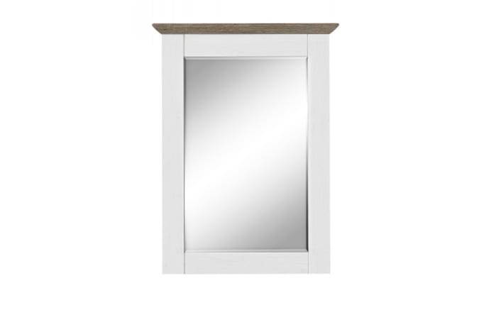 Garderobenspiegel 6016 in Anderson-Pinie-Nachbildung/Trüffel-Nachbildung, 67 x 91 cm-01