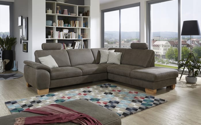 wohnlandschaft pp la15048 in smoke mit gastebettfunktion online bei hardeck kaufen