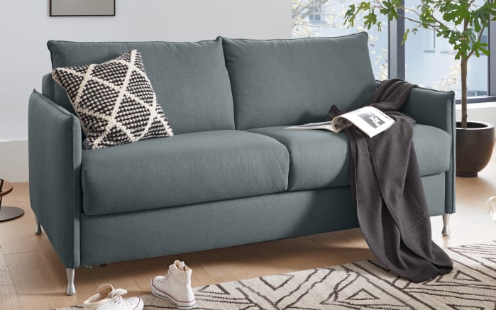 Schlafsofa MR 855 in rauchblau online bei Hardeck kaufen