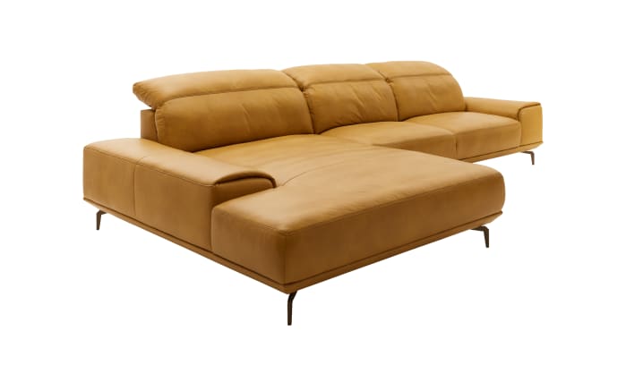 Wohnlandschaft MR 2490, gelb, Longchair links, inkl. Funktionen-02