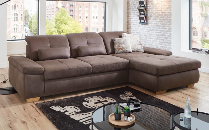 Wohnlandschaft Mp In16012 In Nougat Canape Rechts Online Bei