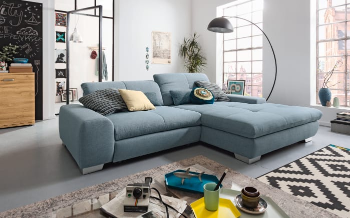 Wohnlandschaft So 1200 In Grau Blau Online Bei Hardeck Kaufen