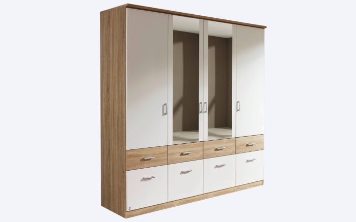 Drehturenkleiderschrank Bremen Extra In Eiche Sonoma Optik